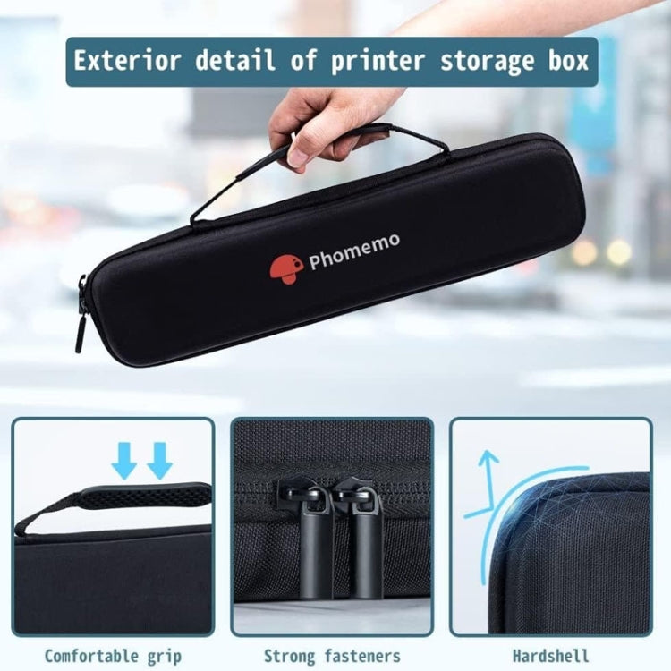 Phomemo Portable Storage Bag For M08F / P831 Printer(Gray) - Others by Phomemo | Online Shopping UK | buy2fix