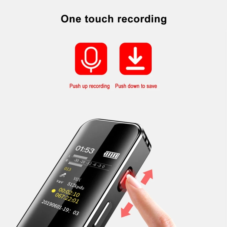 G1 0.96-Inch IPS Color Screen HD Smart Mini Noise Reduction Timer Recorder, Capacity: 8GB by buy2fix