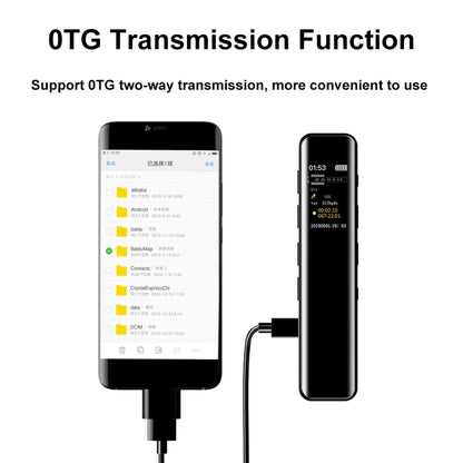 G1 0.96-Inch IPS Color Screen HD Smart Mini Noise Reduction Timer Recorder, Capacity: 16GB by buy2fix