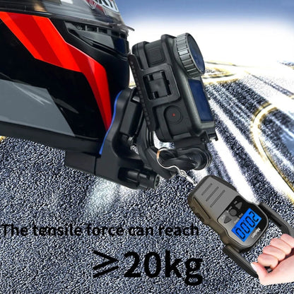 Motorcycle Helmet Chin Clamp Mount for GoPro Hero Series DJI Osmo Action, SJCAM Cameras, Spec: Set 2 by buy2fix