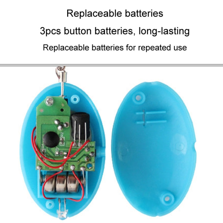 LED Flashing Alarm Anti Loss And Wolfproof Device Women Defense Emergency Caller(White) by buy2fix