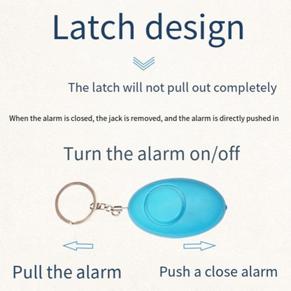 LED Flashing Alarm Anti Loss And Wolfproof Device Women Defense Emergency Caller(White) by buy2fix