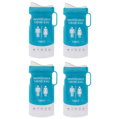 4pcs /Pack Car Disposable Emergency Rapid Coagulation Urine Bag Traffic Jam Pee Bag(13x27cm) by buy2fix
