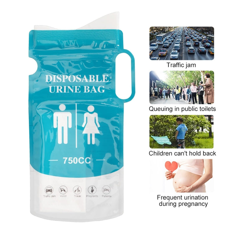 4pcs /Pack Car Disposable Emergency Rapid Coagulation Urine Bag Traffic Jam Pee Bag(13x27cm) by buy2fix
