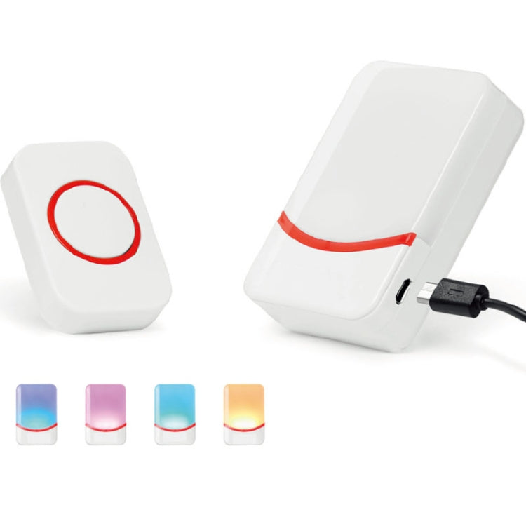 CMF1188-12 USB Power Home Wireless Doorbell Remote Control Intelligent Flashing Doorbell Caller by buy2fix