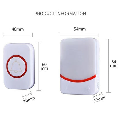 CMF1188-11 USB Power Home Wireless Doorbell Remote Control Intelligent Flashing Doorbell Caller by buy2fix