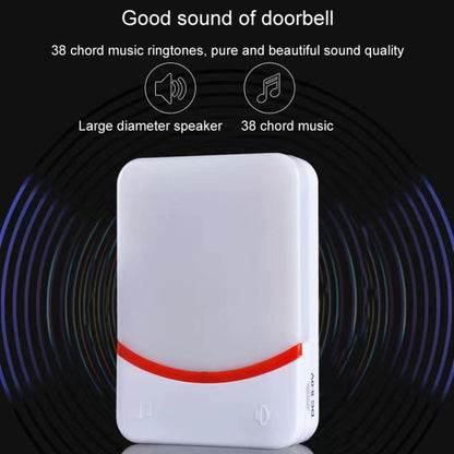 CMF1188-11 USB Power Home Wireless Doorbell Remote Control Intelligent Flashing Doorbell Caller by buy2fix