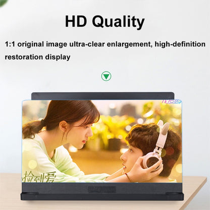 Portable Folding Phone Screen Amplifier HD Anti-Blue Light Magnifying Glass, Size: 10 inch(Black) - Screen Magnifier by buy2fix | Online Shopping UK | buy2fix
