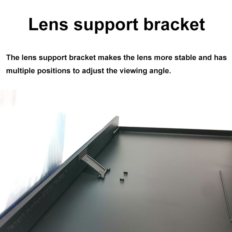 Portable Folding Phone Screen Amplifier HD Anti-Blue Light Magnifying Glass, Size: 12 inch(Black) - Screen Magnifier by buy2fix | Online Shopping UK | buy2fix