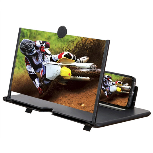 Pull-Out Folding Phone Screen Amplifier HD Anti-Blue Light Magnifying Glass, Color: 16-inch-Black - Screen Magnifier by buy2fix | Online Shopping UK | buy2fix