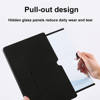 Pull-Out Folding Phone Screen Amplifier HD Anti-Blue Light Magnifying Glass, Color: 14-inch-Black - Screen Magnifier by buy2fix | Online Shopping UK | buy2fix