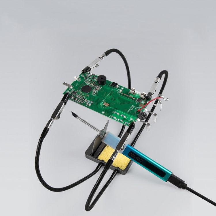 6pcs /Set Soldering Iron Multifunctional Bracket Welding Station Solder Holder Branding Iron Stand - Soldering Iron Stand by buy2fix | Online Shopping UK | buy2fix