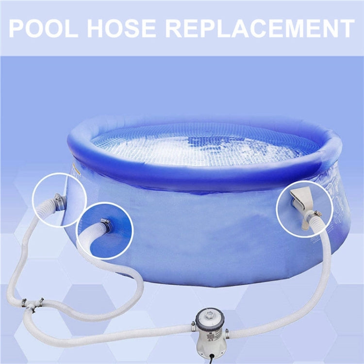 For Intex Swimming Pool Filter Pump Replacement 2 Hoses 4 Clamps Blue - Swimming Pool Parts by buy2fix | Online Shopping UK | buy2fix