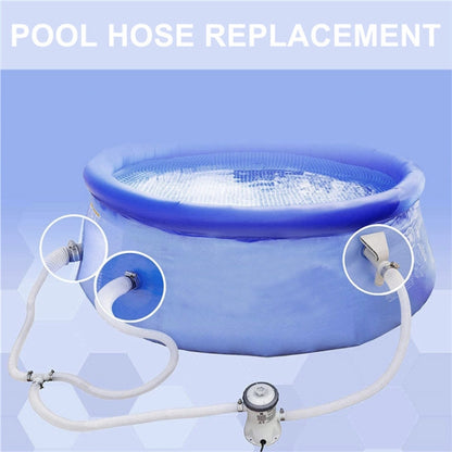 For Intex Swimming Pool Filter Pump Replacement 2 Hoses 4 Clamps - Swimming Pool Parts by buy2fix | Online Shopping UK | buy2fix