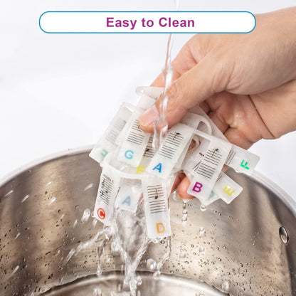 Luminous Silicone Piano Notes Guide Removable Piano Keyboard, Spec: 88 Keys Color Text - Keyboard Accessories by buy2fix | Online Shopping UK | buy2fix