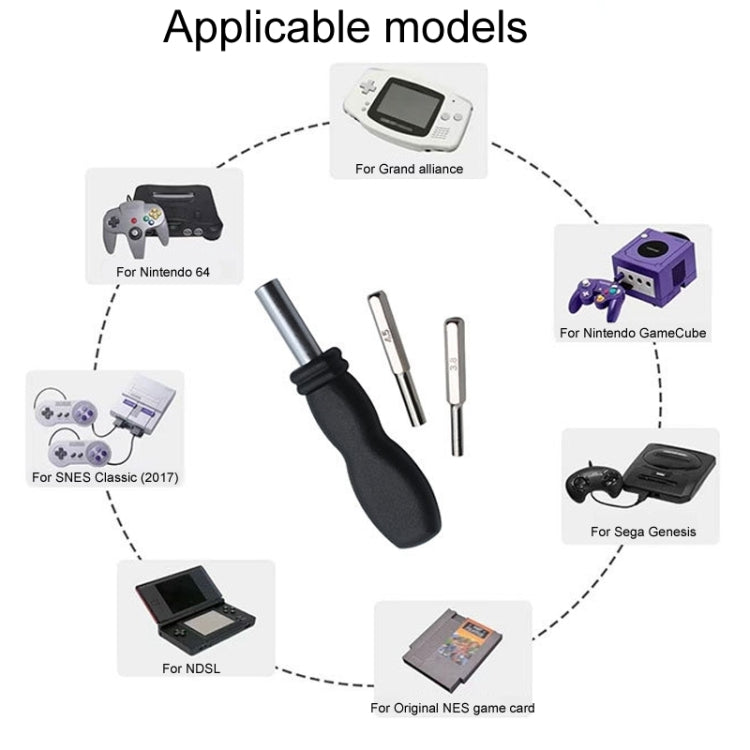 For N64/NGC/SFC Game Console Disassembly Hardware Tools Screwdriver Accessories, Model: 3.8mm Sleeve - Screwdriver by buy2fix | Online Shopping UK | buy2fix