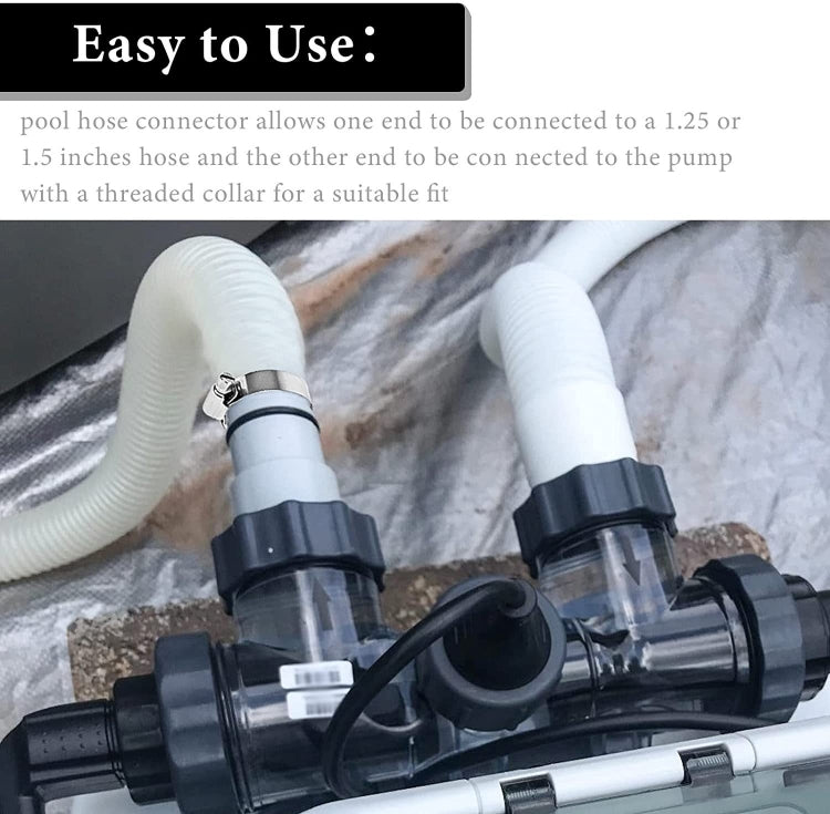 For Intex Pool Hose Adapter with Internal Thread, Spec: A Set - Swimming Pool Parts by buy2fix | Online Shopping UK | buy2fix