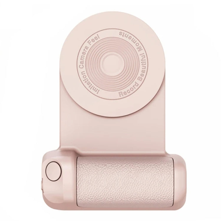 Camera Shape Bluetooth Magnetic Rotating Photo Handle Desktop Stand, Color: Pink Basic Model - Phone Remote Control by buy2fix | Online Shopping UK | buy2fix