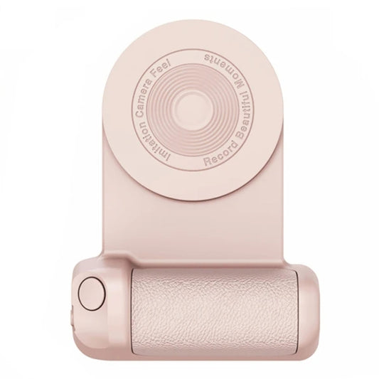 Camera Shape Bluetooth Magnetic Rotating Photo Handle Desktop Stand, Color: Pink Basic Model - Phone Remote Control by buy2fix | Online Shopping UK | buy2fix