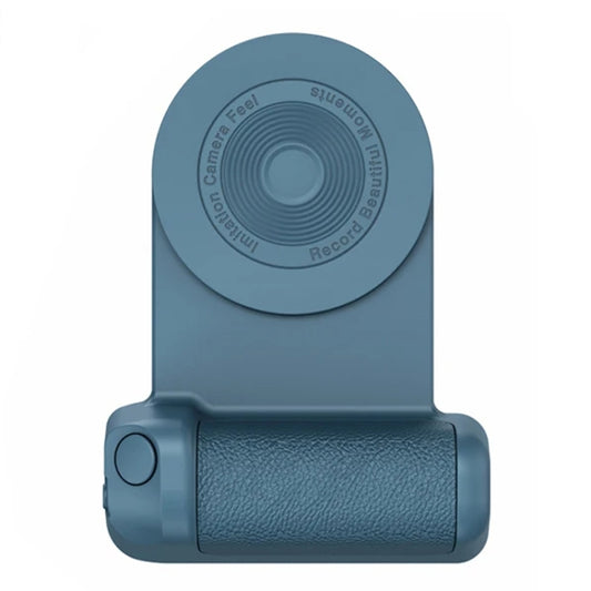 Camera Shape Bluetooth Magnetic Rotating Photo Handle Desktop Stand, Color: Dark Blue Basic Model - Phone Remote Control by buy2fix | Online Shopping UK | buy2fix