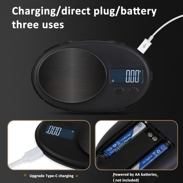 Battery Model 300g/0.01g Mini Digital Scale Jewelry Tea Weighing Tool by buy2fix