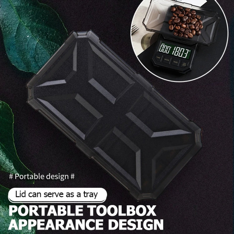 Battery Model 2kg/0.1g Portable Toolbox Digital Scale Jewelry Weighing Tool with Timing by buy2fix