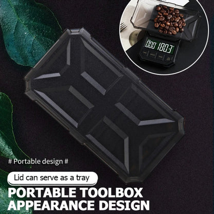 Battery Model 2kg/0.1g Portable Toolbox Digital Scale Jewelry Weighing Tool with Timing by buy2fix