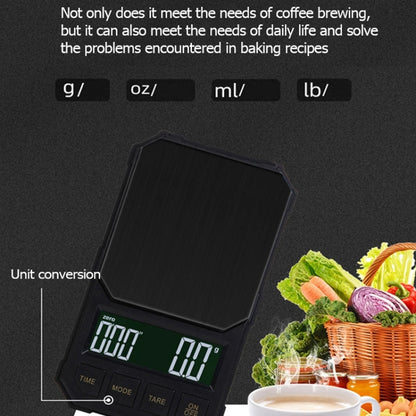 Battery Model 2kg/0.1g Portable Toolbox Digital Scale Jewelry Weighing Tool with Timing by buy2fix