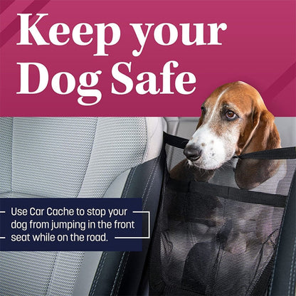 Car Storage Bag Multifunctional Pet Barrier Mesh Bag(Black) by buy2fix