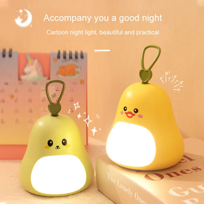 Cartoon LED Portable Night Light USB Rechargeable Plug-in Bedroom Bedside Lamp(Pink) by buy2fix