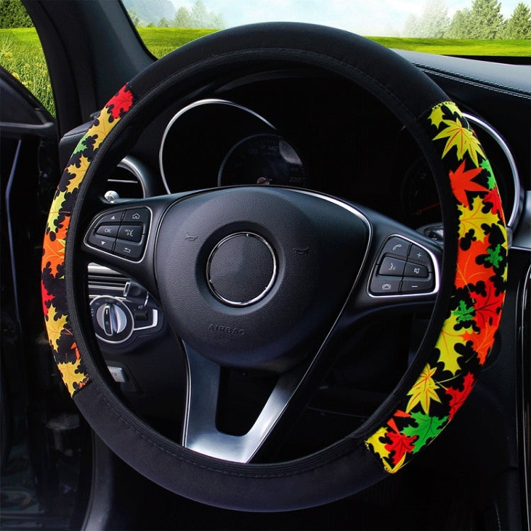 Color-blocked Neoprene Elastic Steering Wheel Cover Without Inner Ring(Random Pattern Delivery) by buy2fix