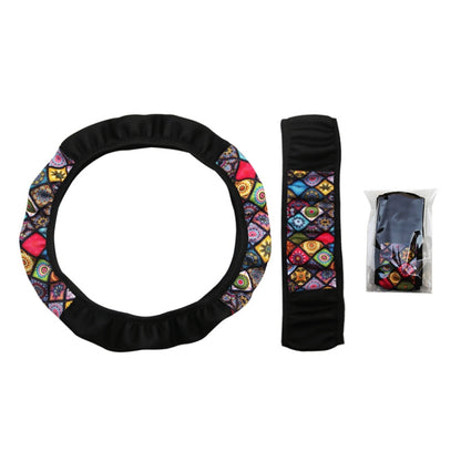 Color-blocked Neoprene Elastic Steering Wheel Cover Without Inner Ring(Random Pattern Delivery) by buy2fix