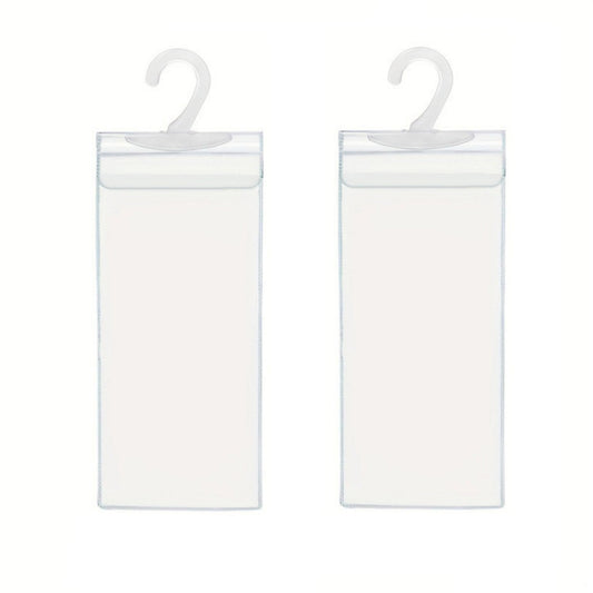 2pcs PVC Transparent Hook Bag Disability Placard Parking Sign Bag(29.5x12.7x0.4mm) by buy2fix