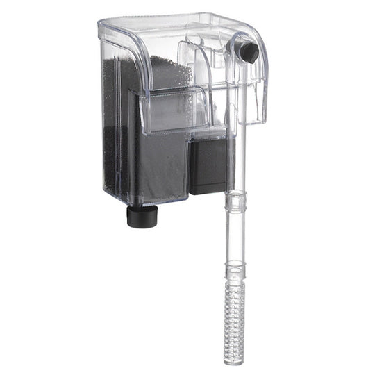 Wall Mounted Silent Fish Tank Filter Waterfall Aquarium Filtration Clean Oxygenator Pump, Style: Without Degreasing Film(EU Plug)