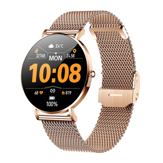 T8 1.3-inch Heart Rate/Blood Pressure/Blood Oxygen Monitoring Bluetooth Smart Watch, Color: Gold by buy2fix