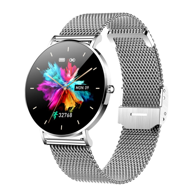 T8 1.3-inch Heart Rate/Blood Pressure/Blood Oxygen Monitoring Bluetooth Smart Watch, Color: Silver by buy2fix