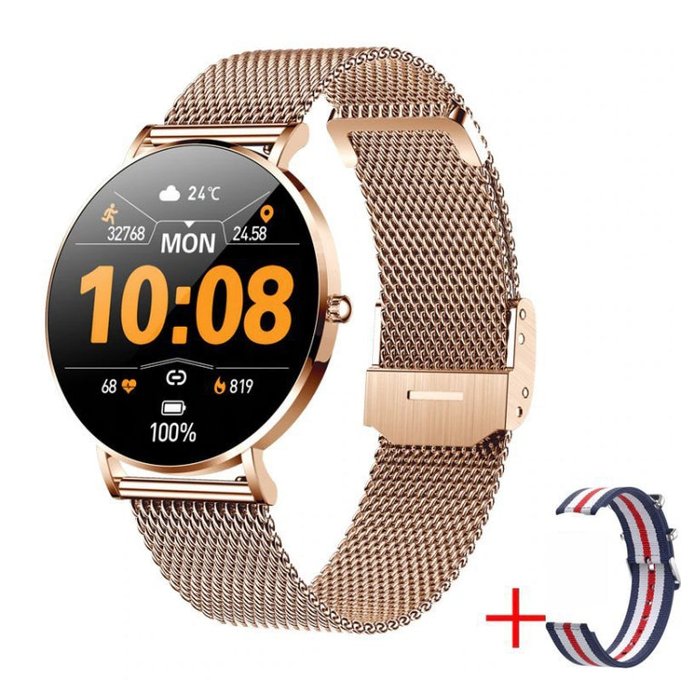 T8 1.3-inch Heart Rate/Blood Pressure/Blood Oxygen Monitoring Bluetooth Smart Watch, Color: Orange by buy2fix