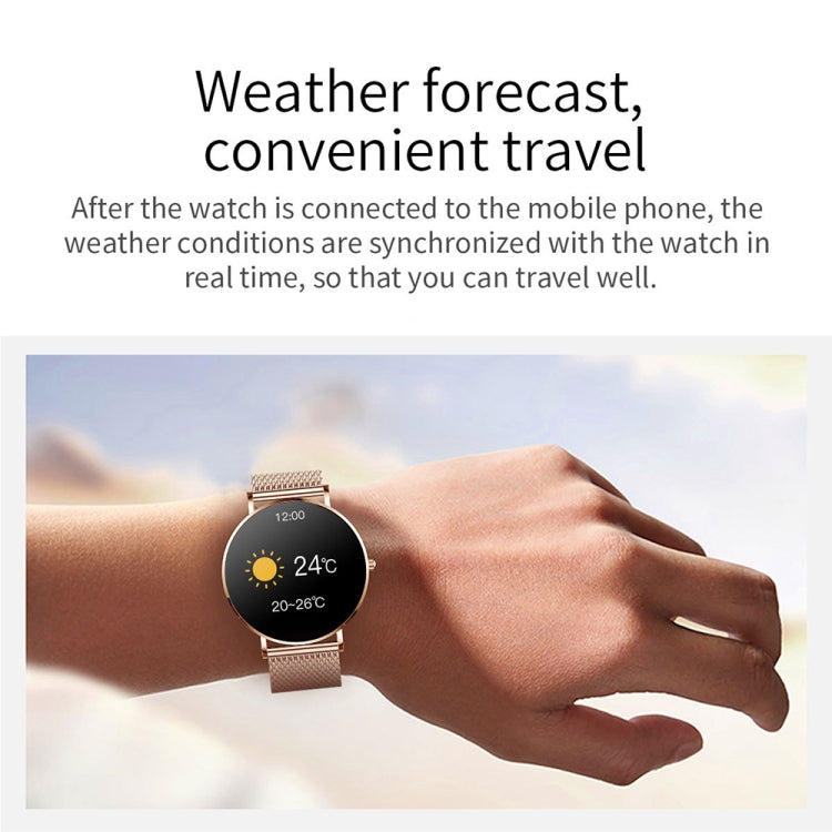 T8 1.3-inch Heart Rate/Blood Pressure/Blood Oxygen Monitoring Bluetooth Smart Watch, Color: Silver by buy2fix