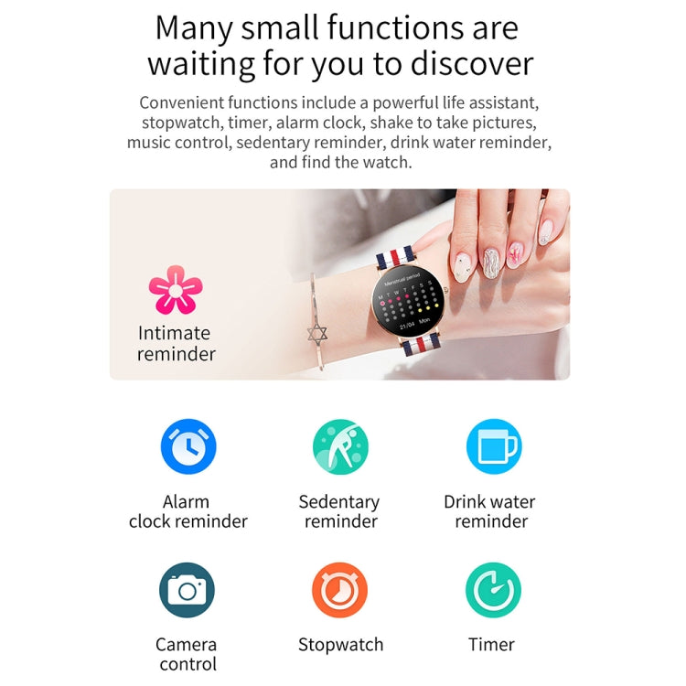 T8 1.3-inch Heart Rate/Blood Pressure/Blood Oxygen Monitoring Bluetooth Smart Watch, Color: Silver Gray by buy2fix