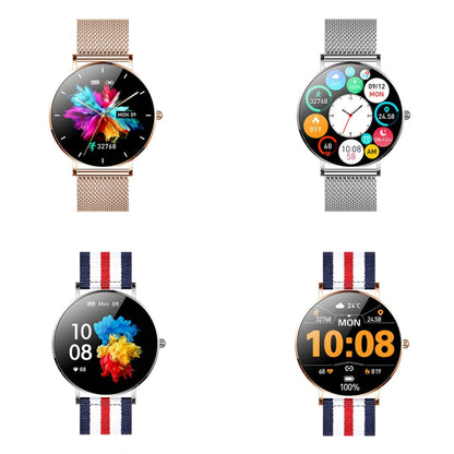 T8 1.3-inch Heart Rate/Blood Pressure/Blood Oxygen Monitoring Bluetooth Smart Watch, Color: Gold by buy2fix