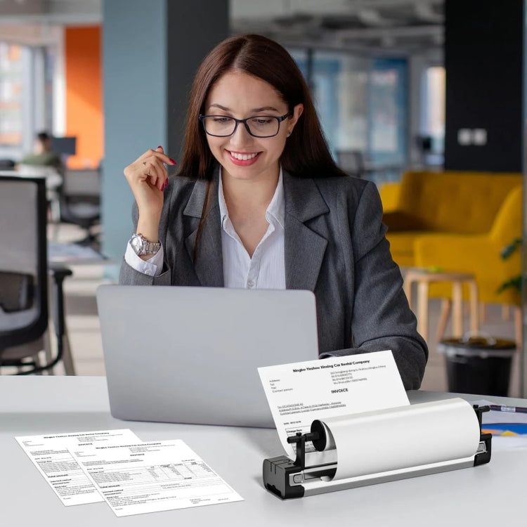Phomemo 2 Rolls Letter Thermal Paper Use With M08F Printer Holder For M832/M833/M834/M835/P831/Q302 Printer - Printing Paper by Phomemo | Online Shopping UK | buy2fix