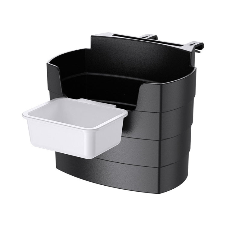 Car-Mounted French Fries Cup Holder Storage Box Multifunctional Trash Can, Model: SD-1019B With Seasoning Box by buy2fix