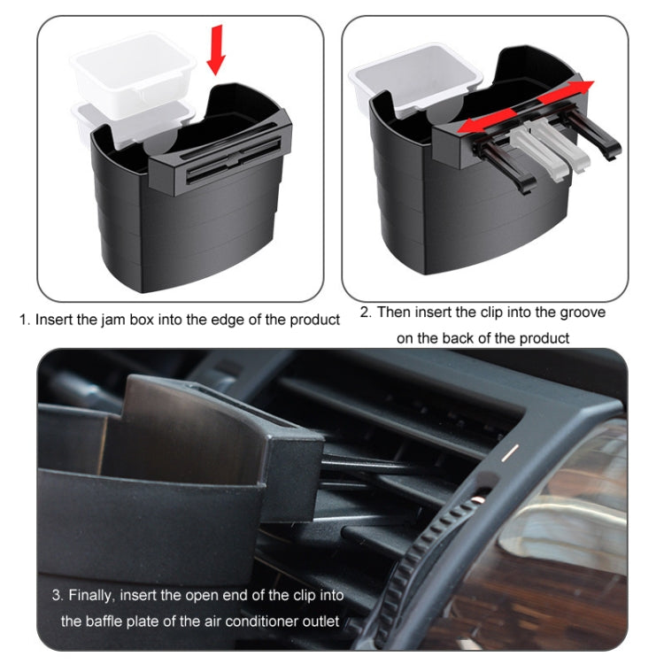 Car-Mounted French Fries Cup Holder Storage Box Multifunctional Trash Can, Model: SD-1019 by buy2fix