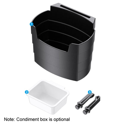Car-Mounted French Fries Cup Holder Storage Box Multifunctional Trash Can, Model: SD-1019 by buy2fix