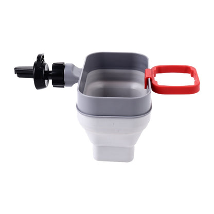 2 in 1 Car Fries Sauce Rack Air Vent Storage Box(Gray White) by buy2fix