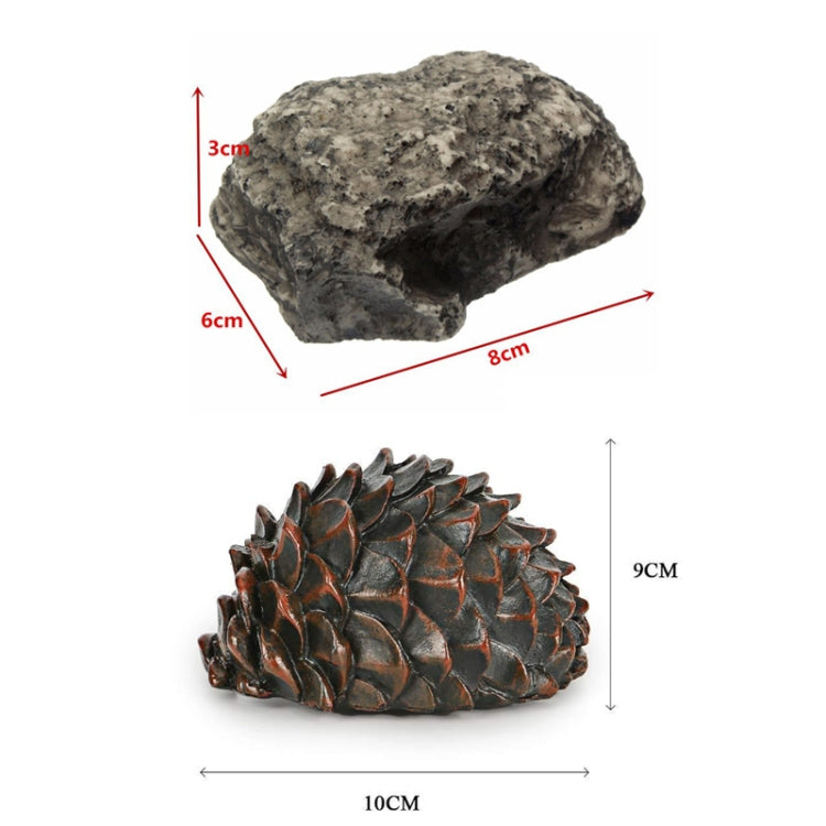 Simulated Stone Pine Nut Safe Key Box For Hiding Private Money, Shape: Stone by buy2fix