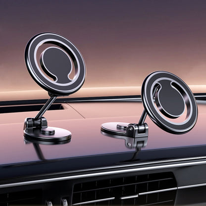 D33 Magnetic Folding Car Phone Holder Rotatable Dashboard Stick-On Navigation Stand by buy2fix