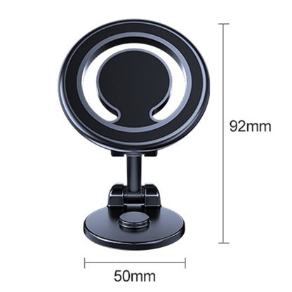 D33 Magnetic Folding Car Phone Holder Rotatable Dashboard Stick-On Navigation Stand by buy2fix