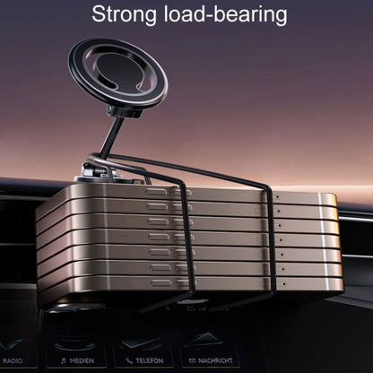 D33 Magnetic Folding Car Phone Holder Rotatable Dashboard Stick-On Navigation Stand by buy2fix