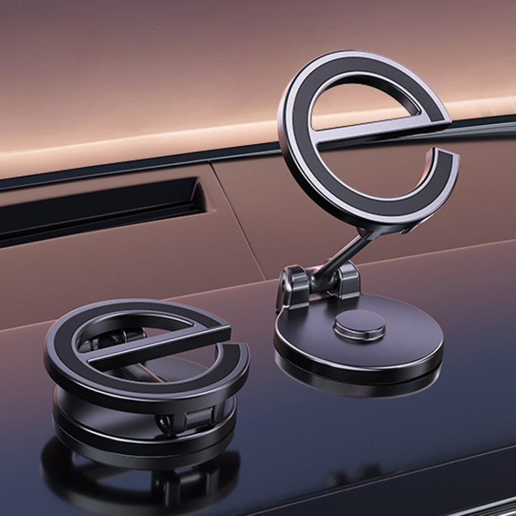 D38 Letter E Magnetic Folding Car Phone Holder Rotatable Dashboard Stick-On Navigation Stand by buy2fix